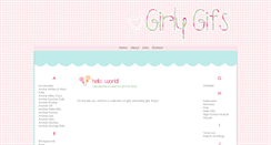 Desktop Screenshot of girlygifs.com