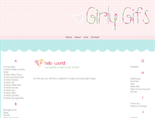 Tablet Screenshot of girlygifs.com